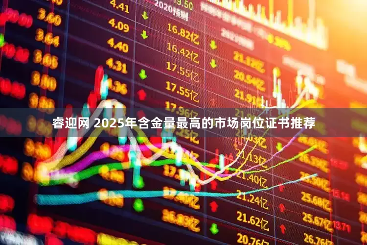 睿迎网 2025年含金量最高的市场岗位证书推荐